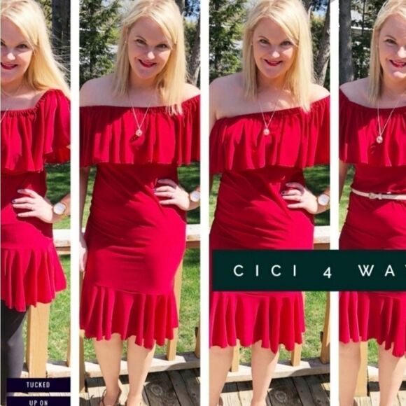 NWT - Lularoe Black Cici Dress in Size Small - Picture 3 of 8